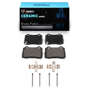 Cadillac CTS Brake Pads - Rear - R1 Concepts - Ceramic - `04-`24